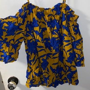 Adorable off the shoulder top!